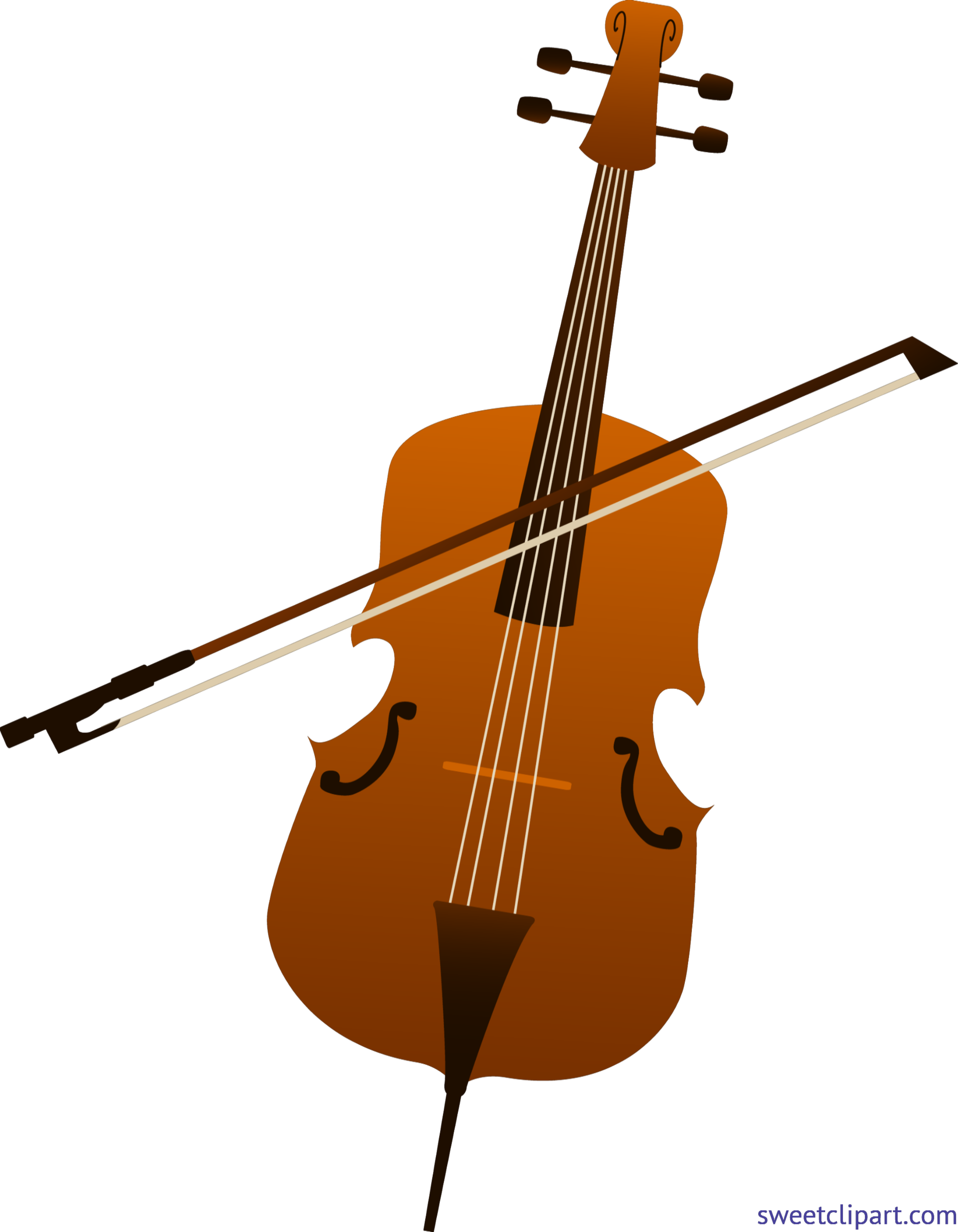 6554x8427 Cello Clip Art