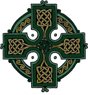 300x324 Celtic Flower Clip Art