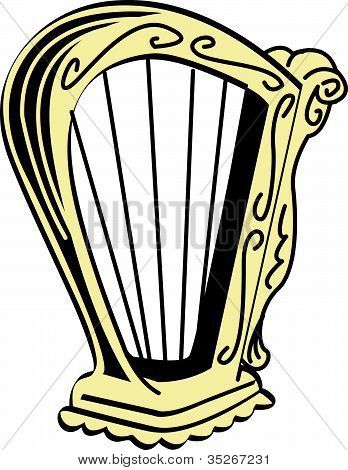 348x470 Ideal Harp Clip Art Celtic