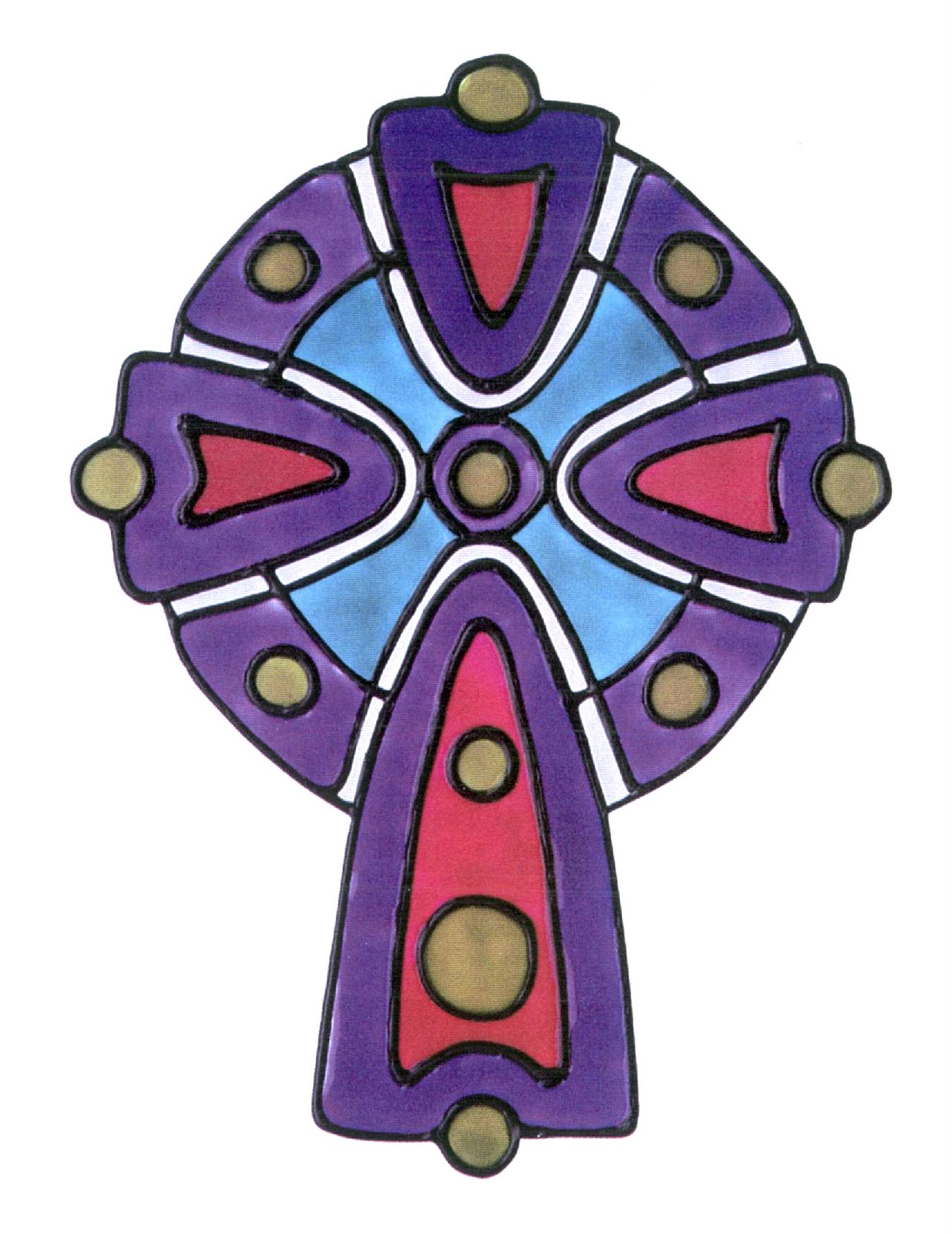 1235x1600 Celtic Cross Clip Art Clipart