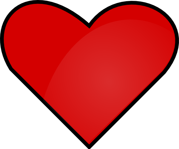 600x499 Small Heart Clipart