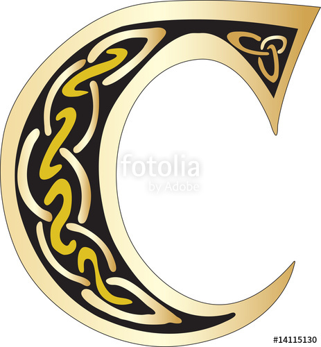 463x500 Celtic Letter C