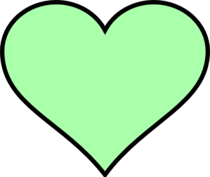 299x252 Bigger Green Heart Clip Art