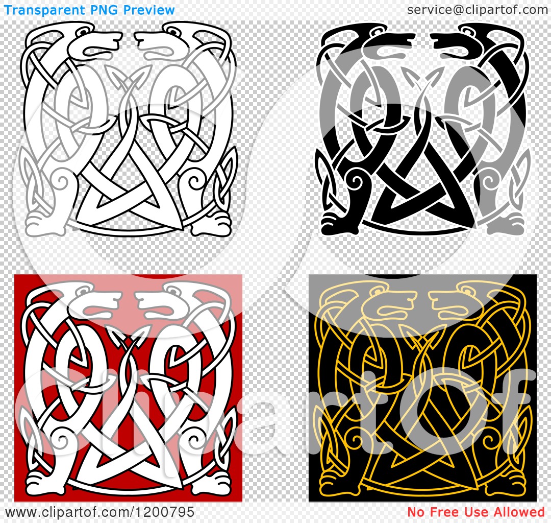 1080x1024 Clipart Of Celtic Animal Knot Designs 2