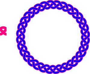 299x246 Blue Amp Pink Celtic Knot Clip Art