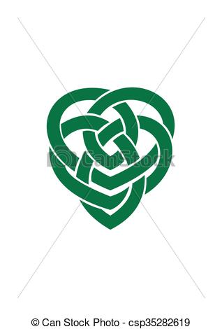 318x470 Celtic Knot Vector Symbol Isolated On White Vector Clip Art