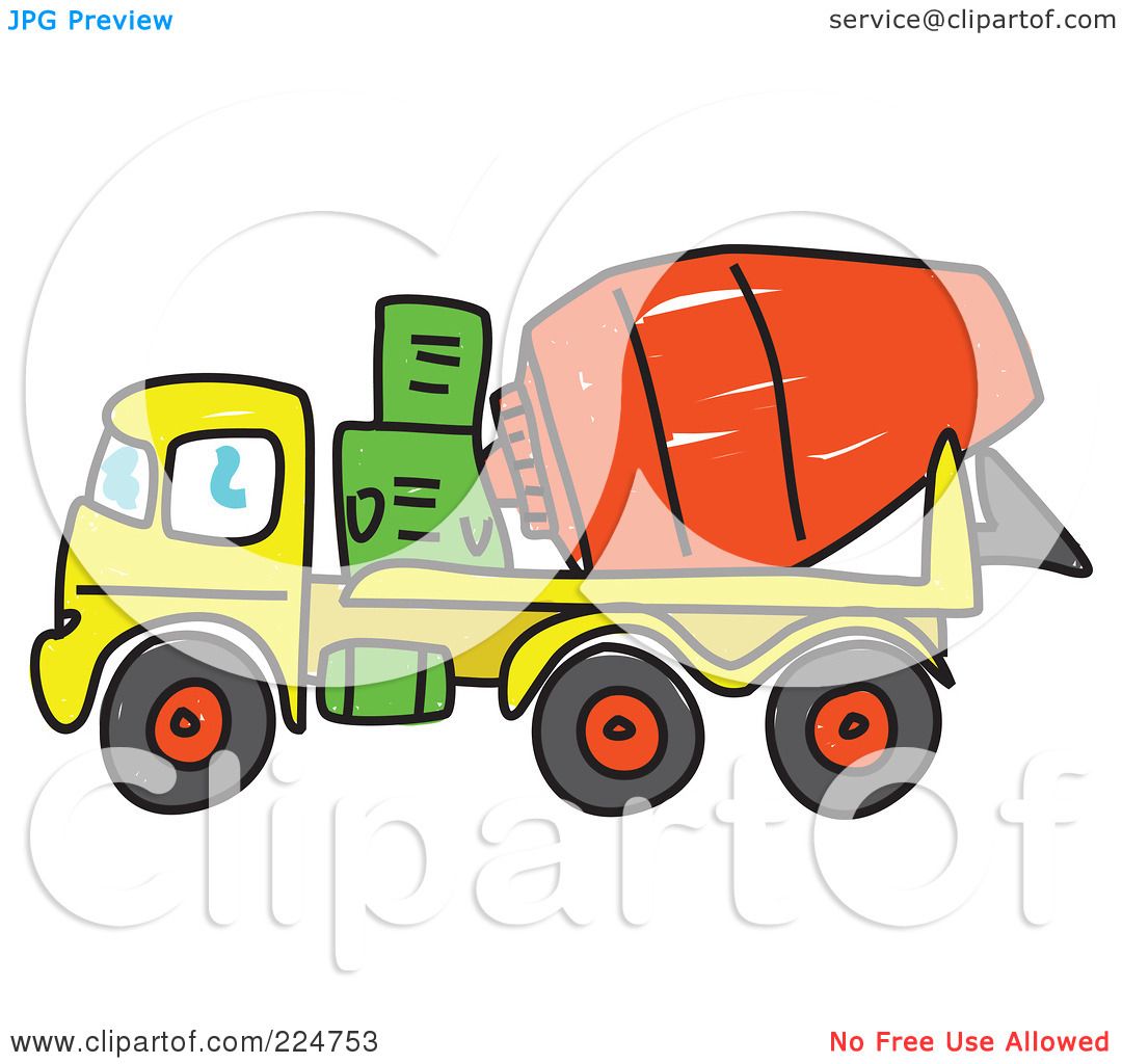 1080x1024 Royalty Free (Rf) Clipart Illustration Of A Sketched Yellow, Green