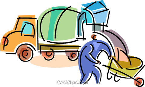 480x287 Cement Mixers Royalty Free Vector Clip Art Illustration Vc103094