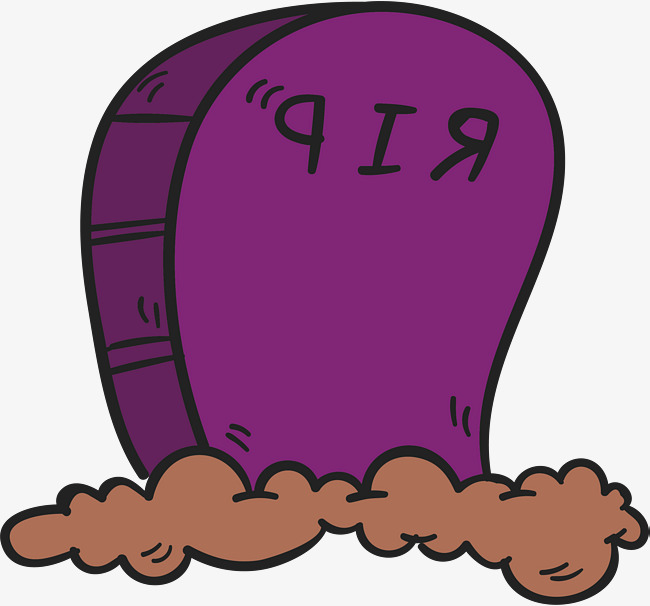 650x606 Purple Cartoon Cemetery, Vector Png, Cemetery, Grave Png