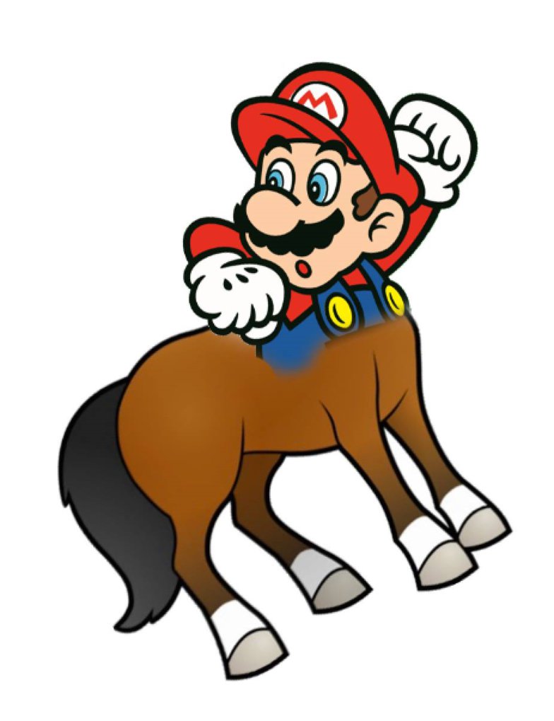 784x1019 Centaur Mario By Pxlcobit