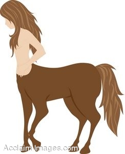 244x300 Clipart Of A Female Centaur