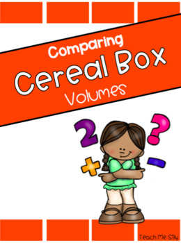260x350 Cereal Box Volume Teaching Resources Teachers Pay Teachers