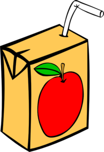 204x298 Apple Juice Box Clip Art