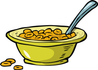 320x228 Flat Design Cereal Box Icon Vector Illustration Stock Vector
