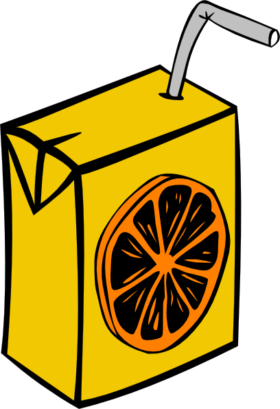 408x596 Orange Juice Box Clip Art Free Vector 4vector