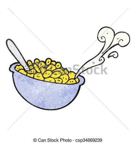449x470 Freehand Drawn Texture Cartoon Bowl Of Cereal Vectors