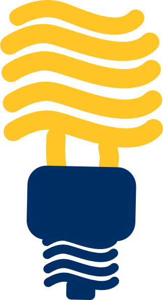 324x595 Compact Fluorescent Bulb Clip Art