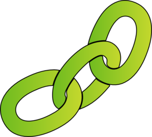 299x270 Green Chain Clip Art