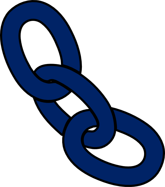 528x599 Royal Blue Chain Clip Art