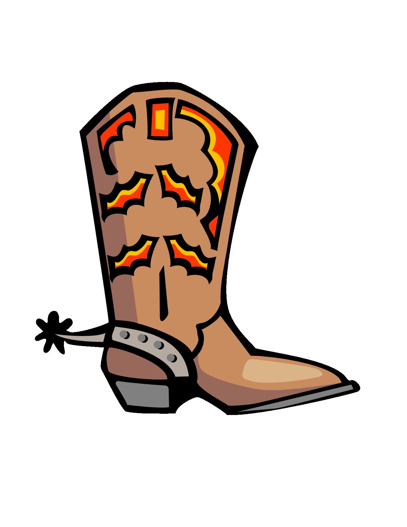 1331x1722 Fresh Cowboy Boots Clipart Gallery