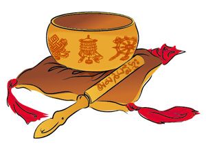 300x214 Singing Bowls Clipart