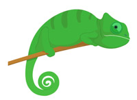 200x146 Reptiles Chameleon Clipart Clipart