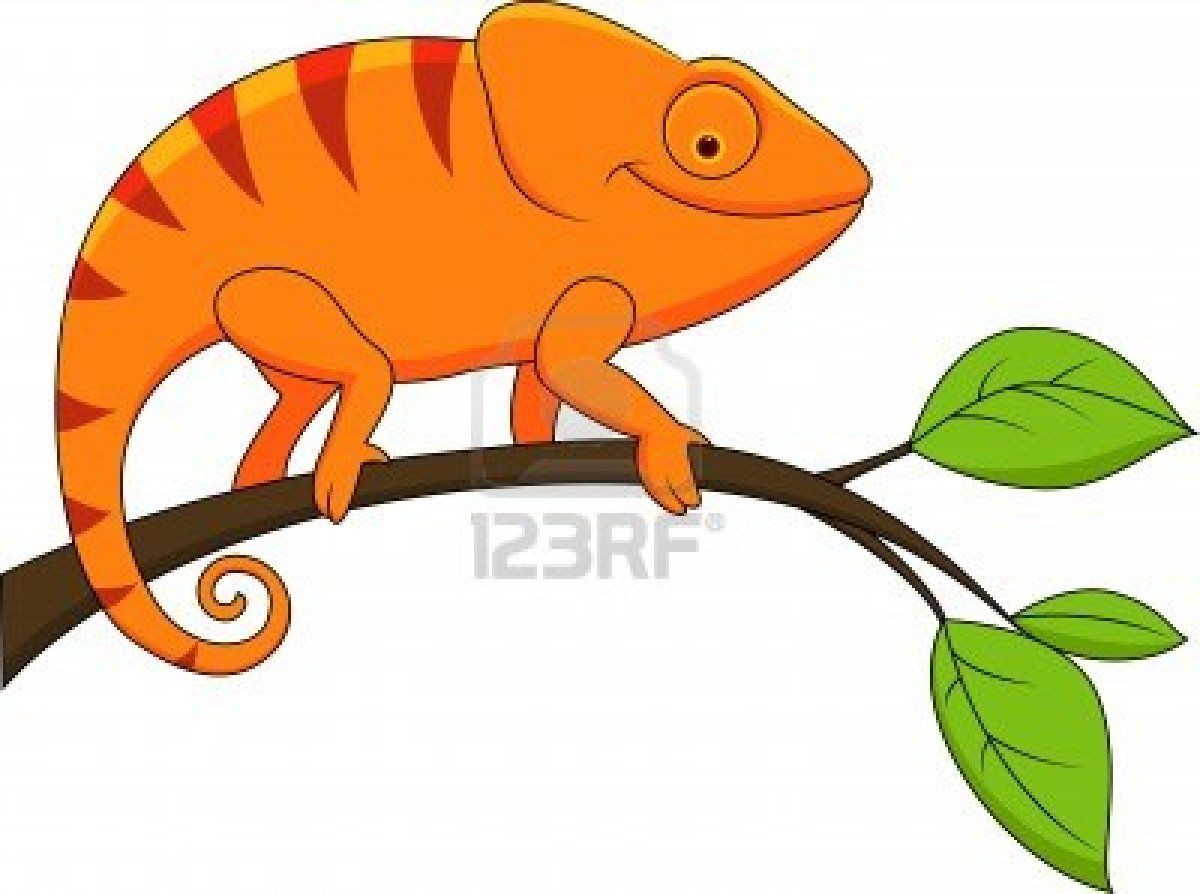 1200x894 Illustration Of Funny Chameleon Cartoon Chameleons, Cartoon