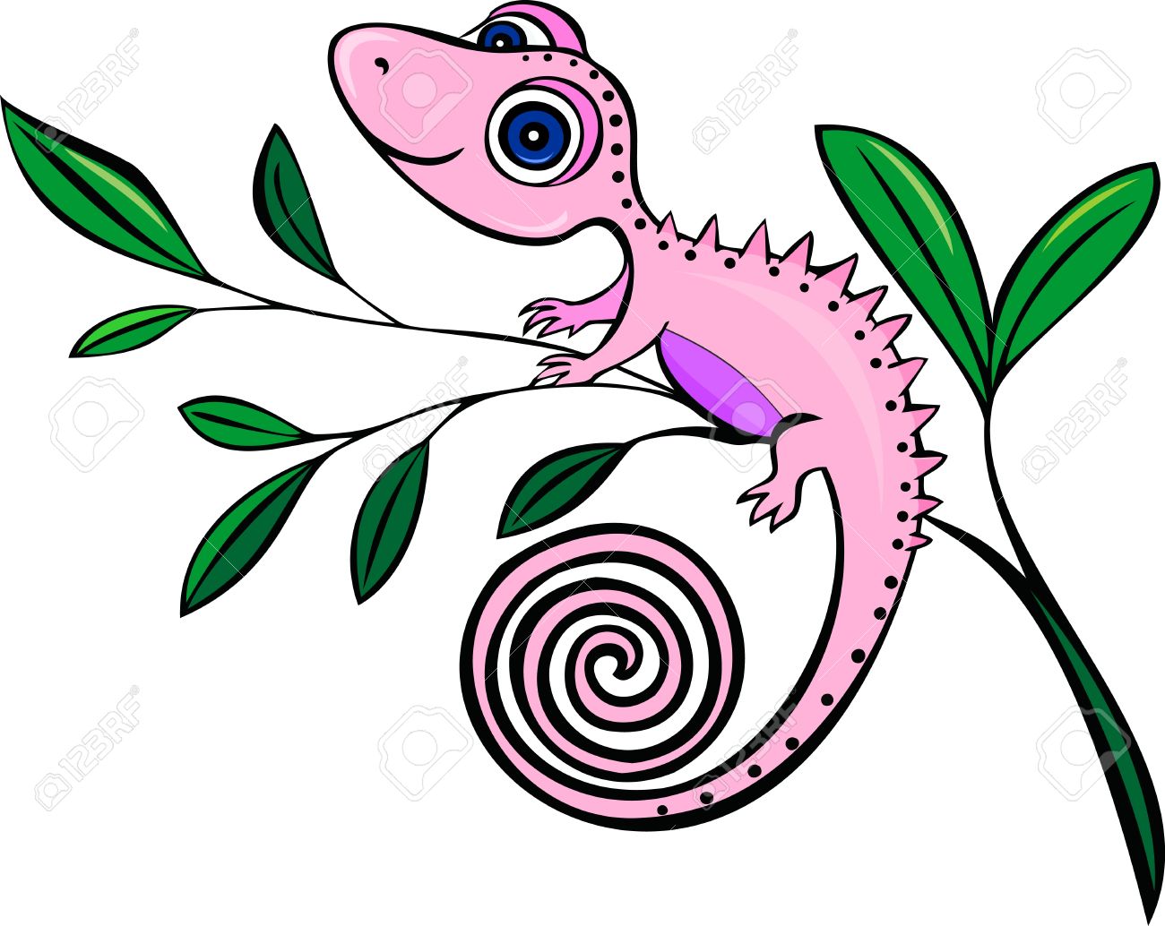 1300x1034 Cameleon Clipart