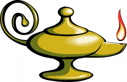 425x274 Aladin Lamp Clip Art Vector Clip Art Free Vector Free Download