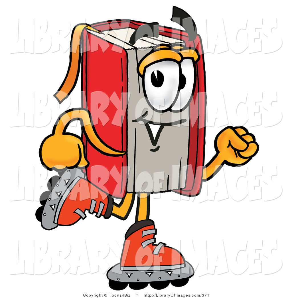 1024x1044 Clip Art Of A Healthy Red Book Mascot Cartoon Character Roller