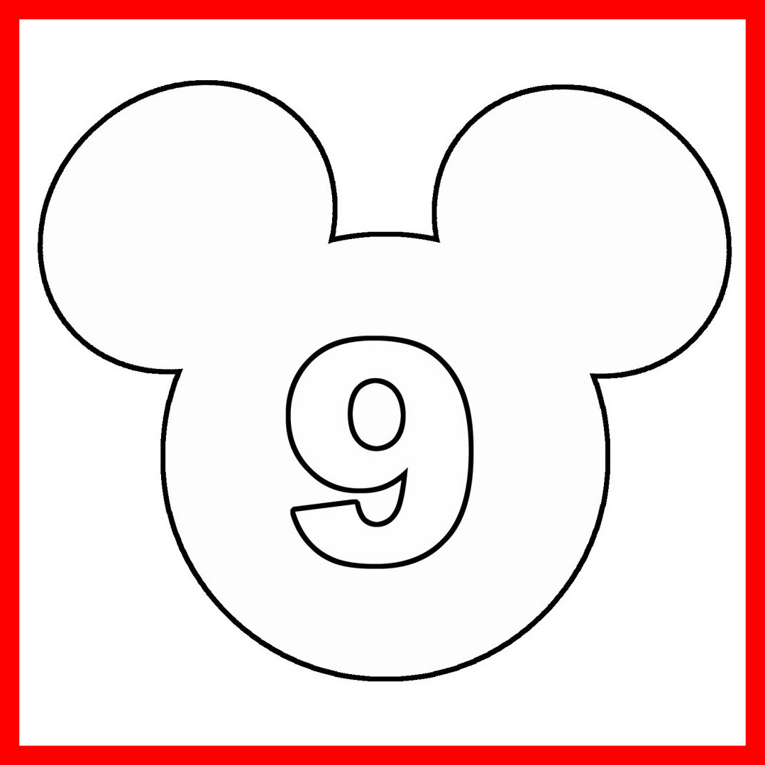 1078x1078 Astonishing Mickey Mouse Head Coloring Pages Image For Style