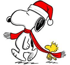 236x218 Christmas Snoopy Clipart
