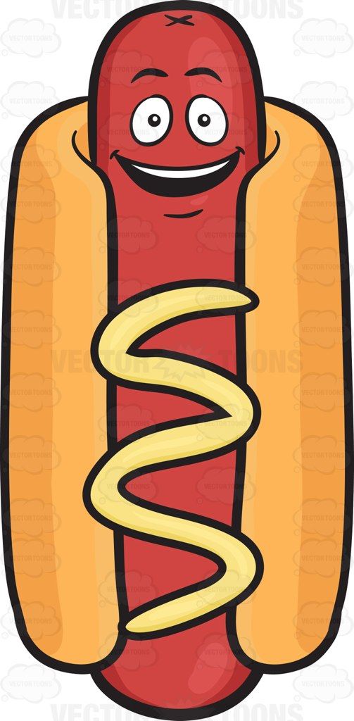 503x1024 Happy Hot Dog With Delighted Look On Face