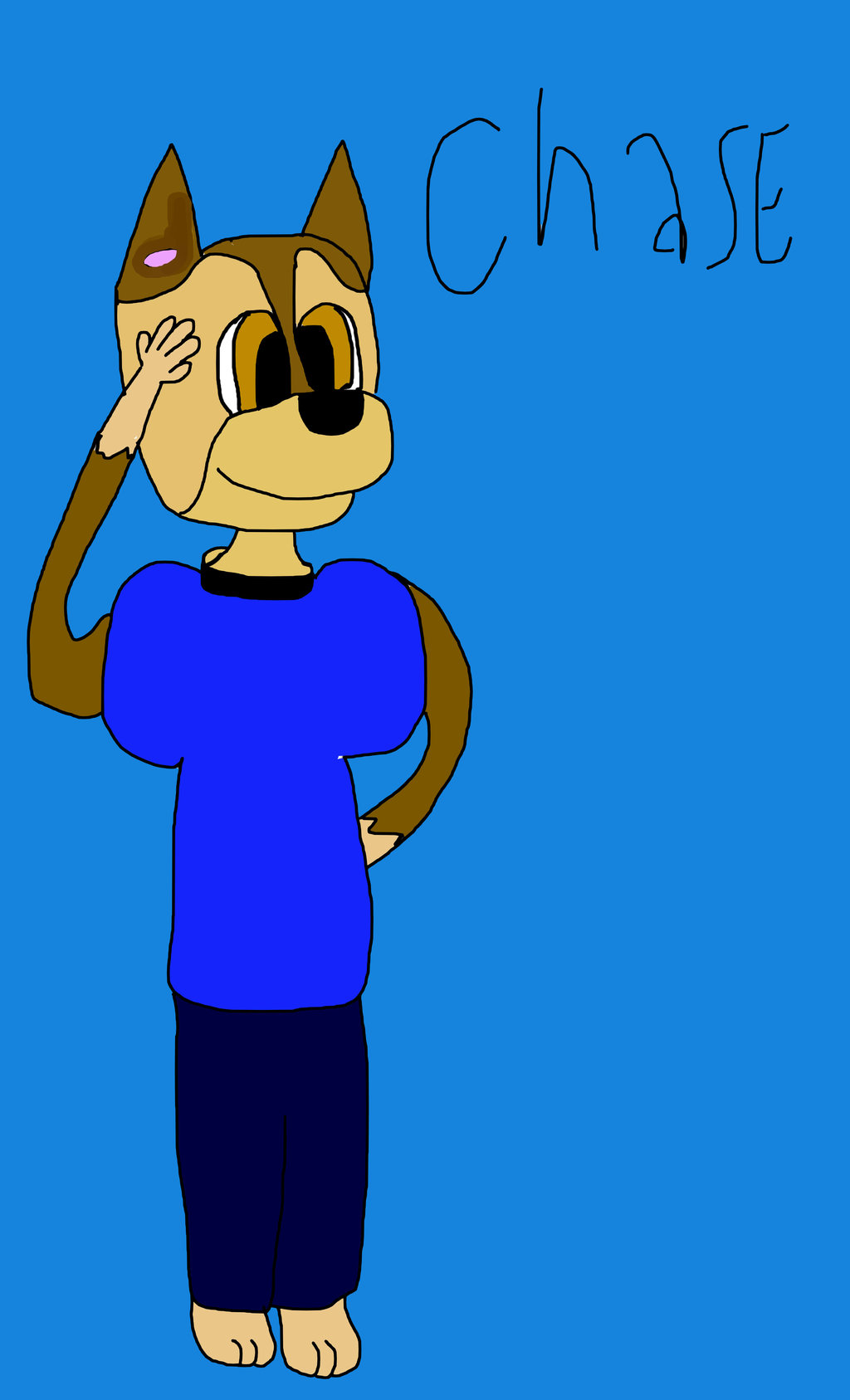 1024x1687 Chase Paw Patrol By Thegameofminecraf