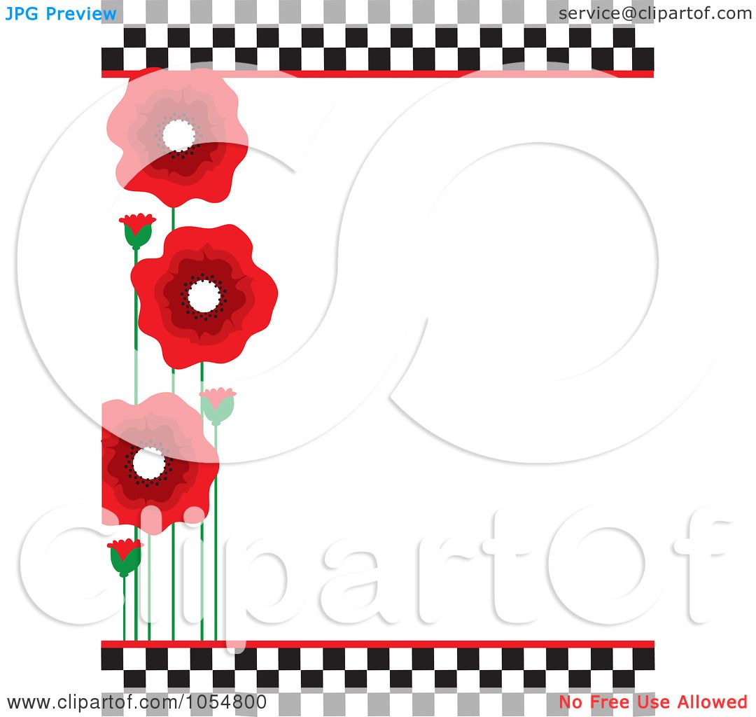 1080x1024 Royalty Free Vector Clip Art Illustration Of A Border Of Red
