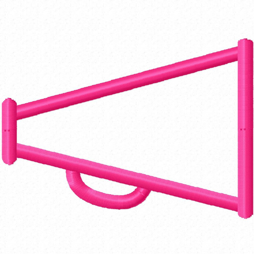 1024x1024 Image Of Cheerleader Megaphone Clipart