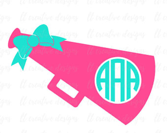 340x270 Cheer Megaphone Svg Etsy Studio