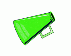 300x235 Megaphone Clipart Cheer Cheerleading And Stunts