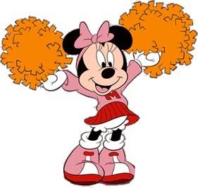 281x267 Minnie Mouse Cheerleader Clipart