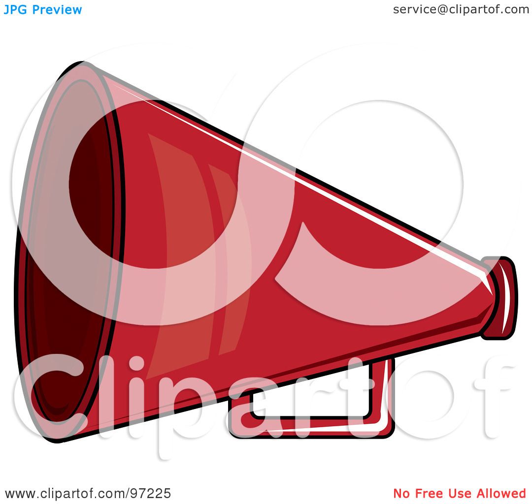 1080x1024 Royalty Free (Rf) Clipart Illustration Of A Red Cheerleading