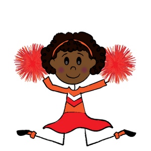 300x300 Cheerleader Cliparts