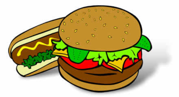 600x326 Burgers And Hotdogs Clipart