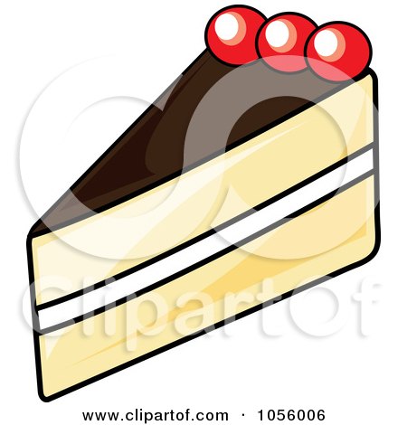 450x470 Royalty Free Vector Clip Art Illustration Of A Slice Of Cherry