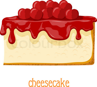 320x287 Cheesecake, Cake Icon, Flat, Cartoon Style.isolated On White