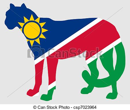 450x380 Cheetah Namibia Eps Vector