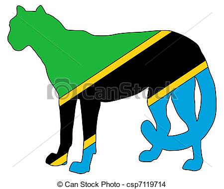 450x380 Cheetah Tanzania Eps Vector
