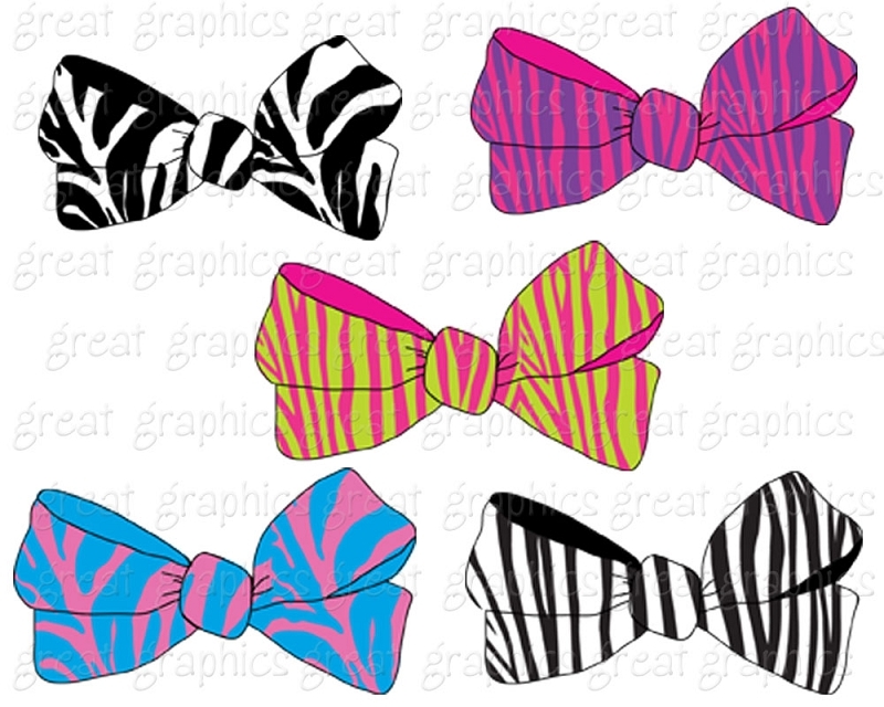 800x640 Cheetah Print Bow Clipart