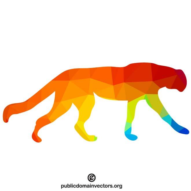 660x660 Cheetah Silhouette Clip Art