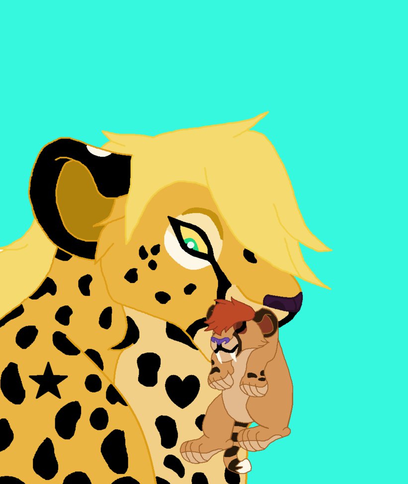 821x973 Mother And Cub By 99balto12