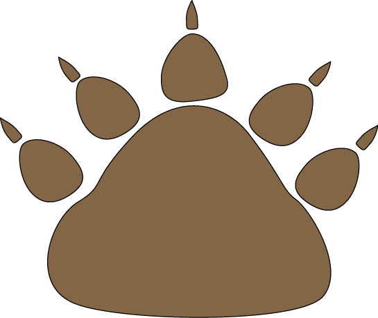 545x459 Leopard Paw Print Clip Art